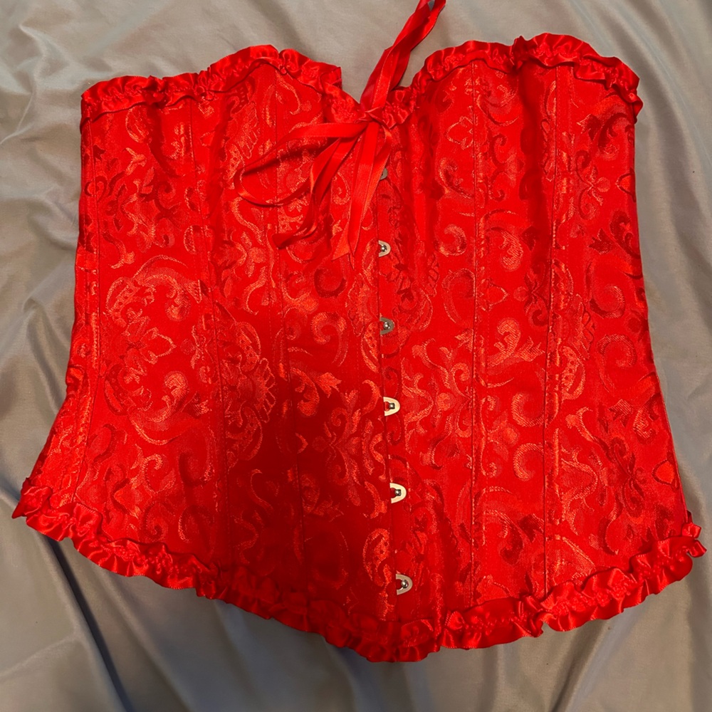 Red corset